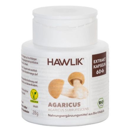 Champiñón del Sol + Vit. C, 60 cápsulas - Hawlik - Nueva Imagen