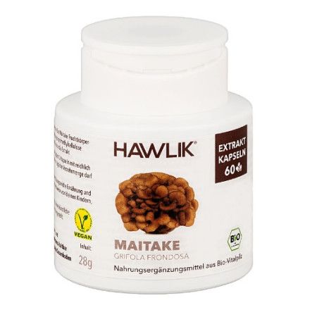 Maitake (Grifola Frondosa Extracto Puro) + Vit. C, 60 cápsulas - Hawlik - Nueva Imagen