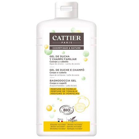 Gel de Baño Familiar Espumoso BIO con lactoserum, 500 ml - Cattier - Nueva Imagen