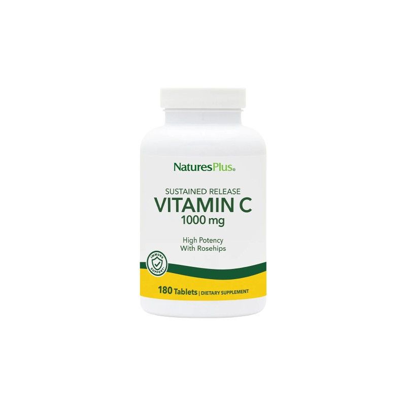 Vitamina C, 1000 mg, 60 comprimidos - Natures Plus - Nueva Imagen