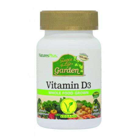 Vitamina D3 Garden, 60 cápsulas - Natures Plus - Nueva Imagen