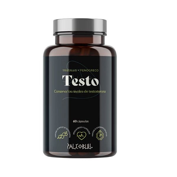 Testo Tribulus + Fenogreco, 60 cápsulas - Paleobull