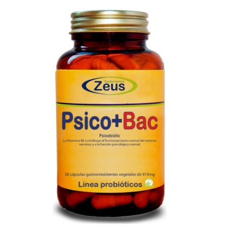 Psico + Bac (Psicobiotic), 30 o 90 cápsulas - Zeus