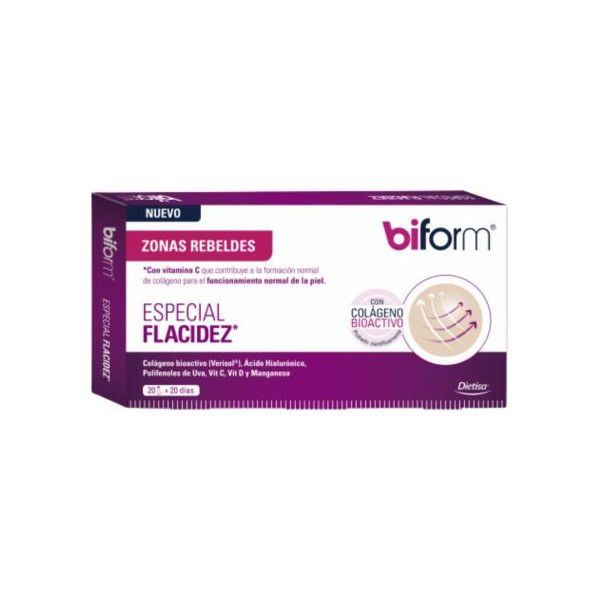 Biform especial flacidez y zonas dificiles, 20 viales