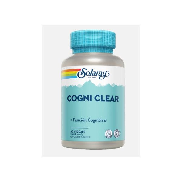 Cogni Clear, 60 cápsulas - Solaray
