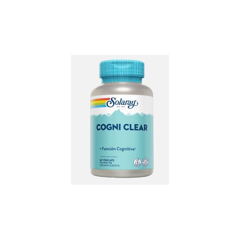 Cogni Clear, 60 cápsulas - Solaray