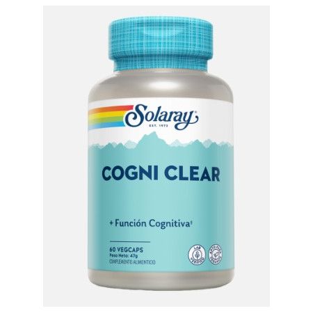 Cogni Clear, 60 cápsulas - Solaray