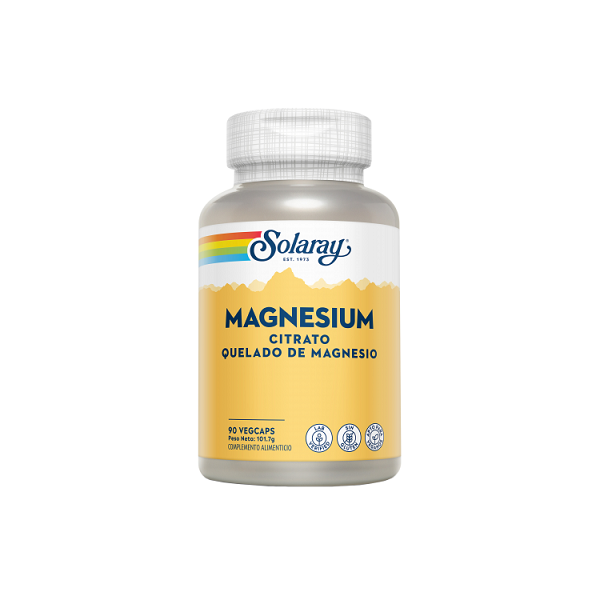 Magnesium (citrato), 90 cápsulas - Solaray