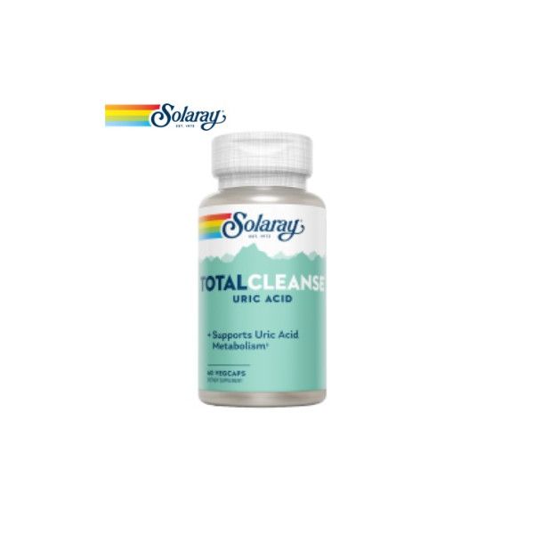 Total Cleanse Uric Acid, 60 cápsulas -Solaray