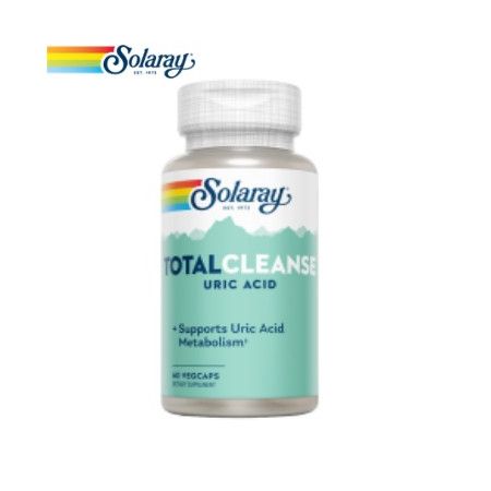 Total Cleanse Uric Acid, 60 cápsulas -Solaray