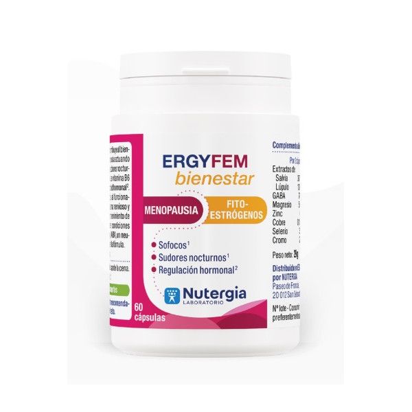 ErgyFem Bienestar, 60 c - Nutergia