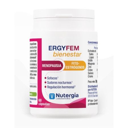 ErgyFem Bienestar, 60 c - Nutergia