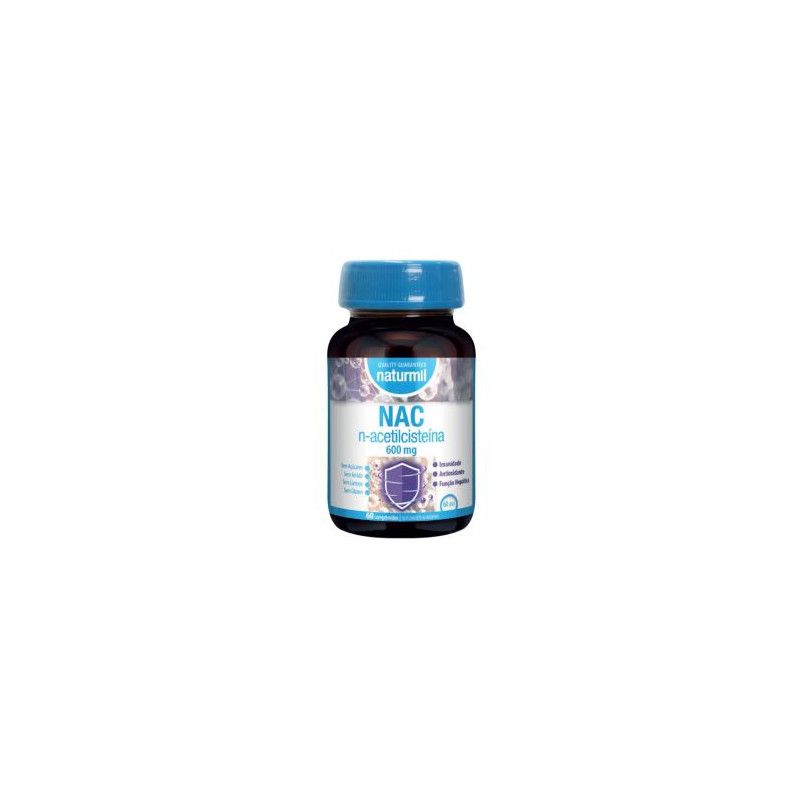 Nac N-Acetil-Cisteína, 600 mg, 60 comprimidos - Dietmed