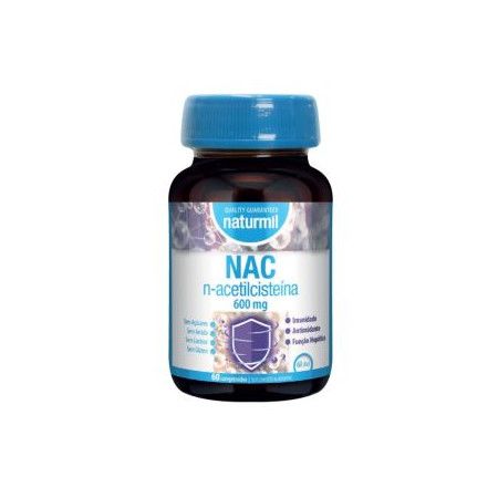 Nac N-Acetil-Cisteína, 600 mg, 60 comprimidos - Dietmed