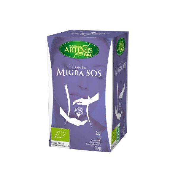Tisana Bio Migra SOS, 20 filtros - Artemis