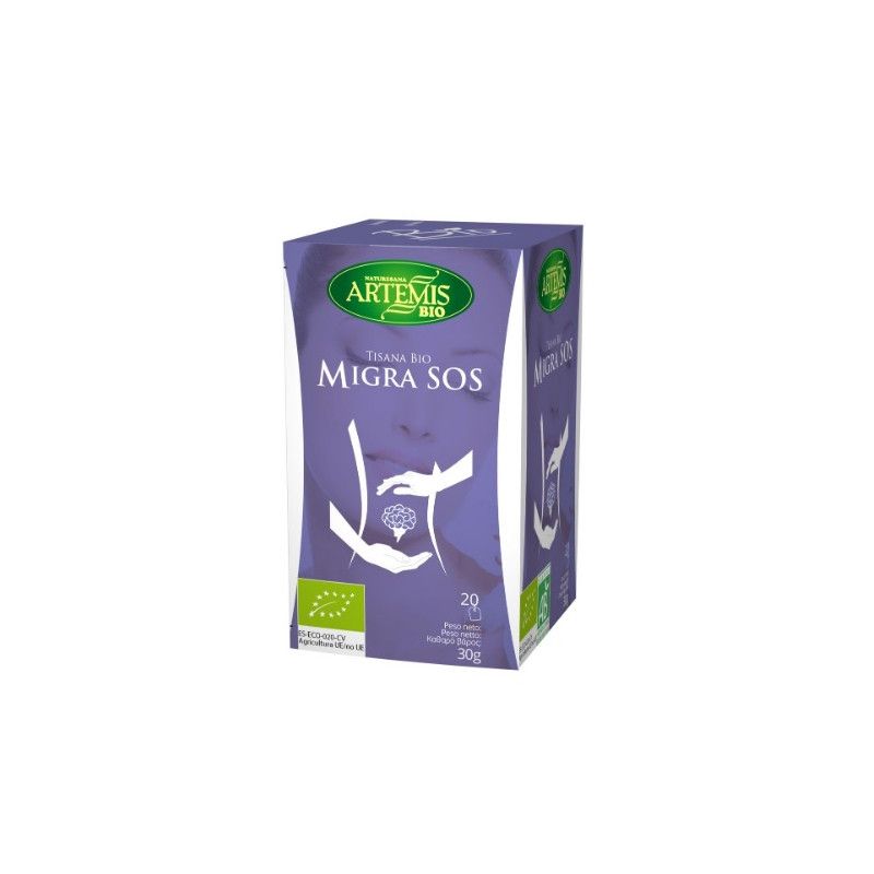 Tisana Bio Migra SOS, 20 filtros - Artemis