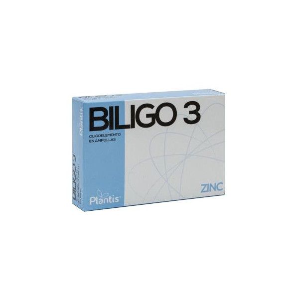 Biligo 03 Zinc, 20 ampollas - Plantis - Artesania Agrícola