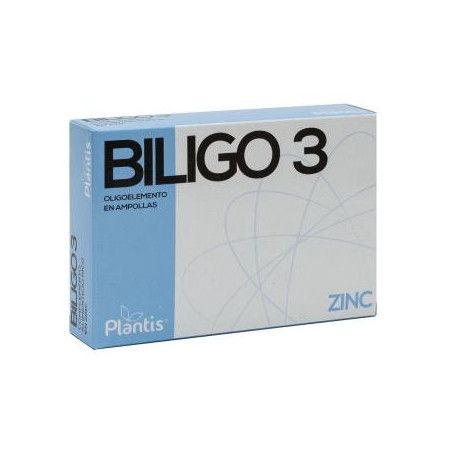 Biligo 03 Zinc, 20 ampollas - Plantis - Artesania Agrícola