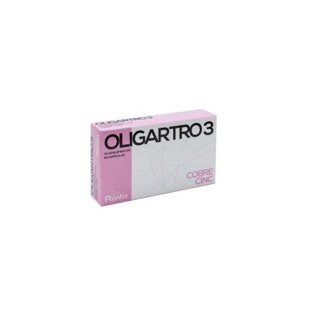 OLIGARTRO 3 (Zinc-Cobre), 20 Ampollas - Plantis - Artesanía Agrícola