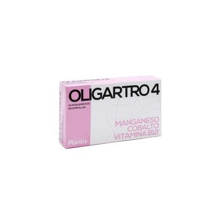 OLIGARTRO 4 (Manganeso-Cobalto), 20 Ampollas - Plantis - Artesanía Agrícola
