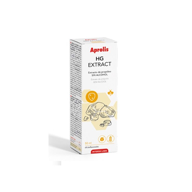 Aprolis Extracto de Propóleo HG, Sin Alcohol, 50 ml - Intersa