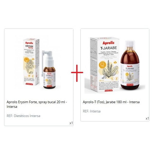 Pack Aprolis Erysim Forte + Aprolis T - Dietéticos Intersa