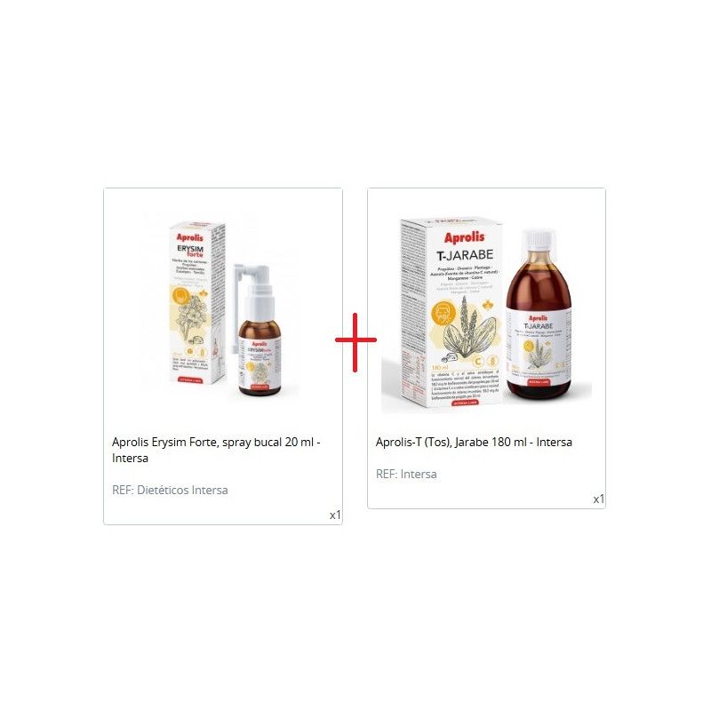 Pack Aprolis Erysim Forte + Aprolis T - Dietéticos Intersa