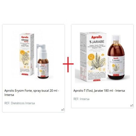 Pack Aprolis Erysim Forte + Aprolis T - Dietéticos Intersa