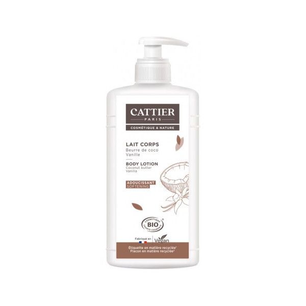 Leche Hidratante Suavizante BIO (coco), 500 ml - Cattier