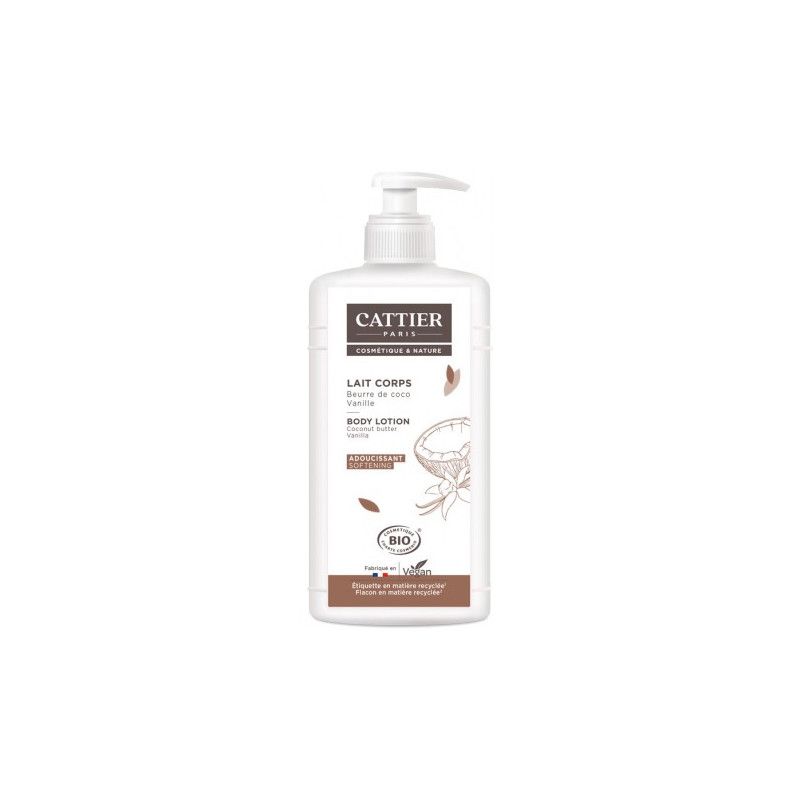 Leche Hidratante Suavizante BIO (coco), 500 ml - Cattier