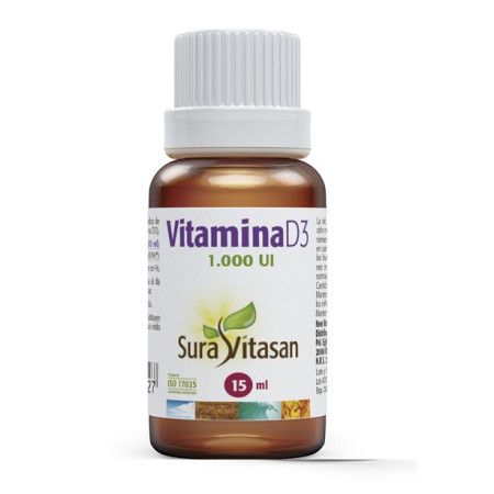 Vitamina D3 Líquida, 15 ml - Sura Vitasan