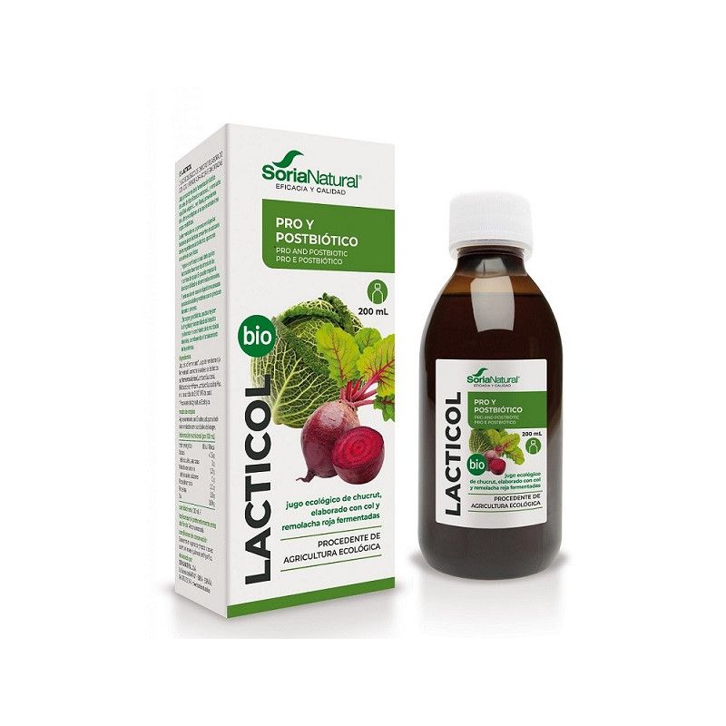 Lacticol ECO (Remolacha y Col), 200 ml - Soria Natural
