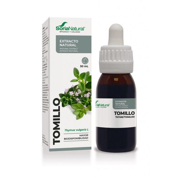 Tomillo Extracto Natural sin alcohol, 50 ml - Soria Natural