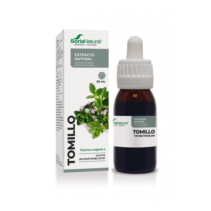 Tomillo Extracto Natural sin alcohol, 50 ml - Soria Natural