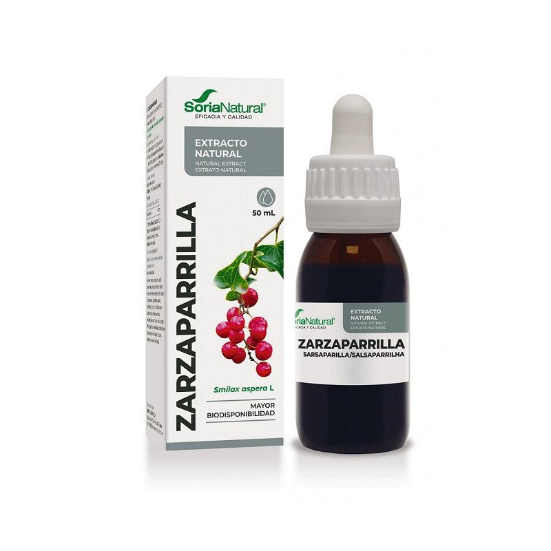 Zarzaparrilla, Extracto sin Alcohol, 50 ml - Soria Natural