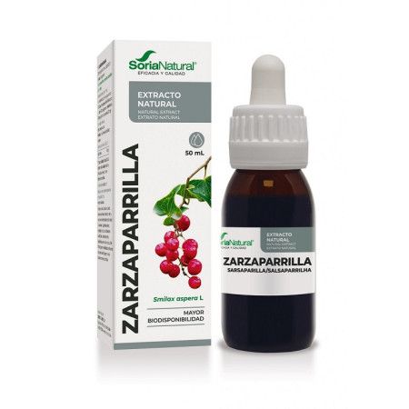 Zarzaparrilla, Extracto sin Alcohol, 50 ml - Soria Natural