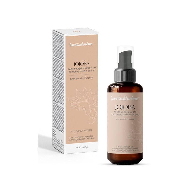 Aceite Vegetal Virgen de Jojoba, 100 ml - Esential Aroms