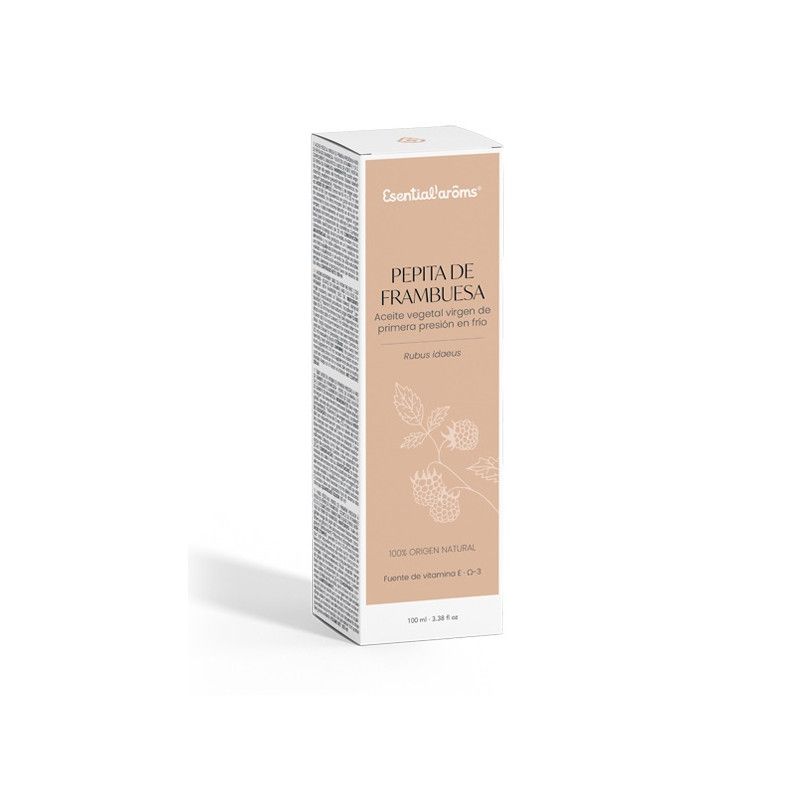 Aceite Vegetal Virgen de Pepita de Frambuesa, 100 ml - Esential Aroms