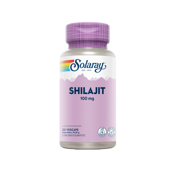 Shilajit, 100 mg, 30 cápsulas vegetales - Solaray