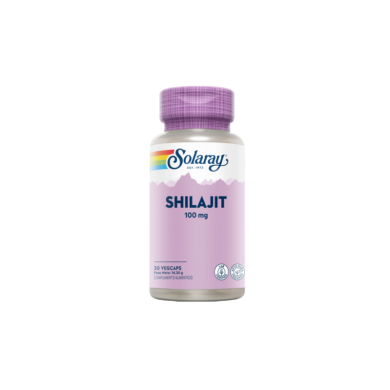 Shilajit, 100 mg, 30 cápsulas vegetales - Solaray