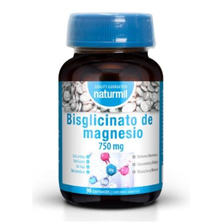 Bisglicinato de Magnesio, 90 comprimidos- Naturmil