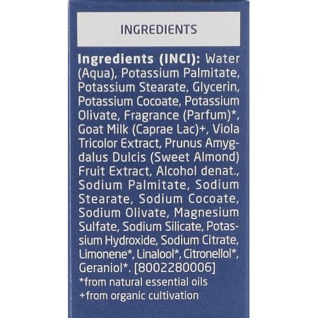 INCI crema afeitar de Weleda