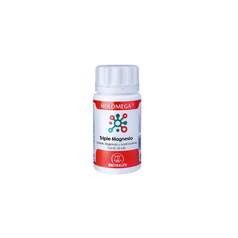 Holomega Triple Magnesio, 50 o 180 cápsulas - Equisalud
