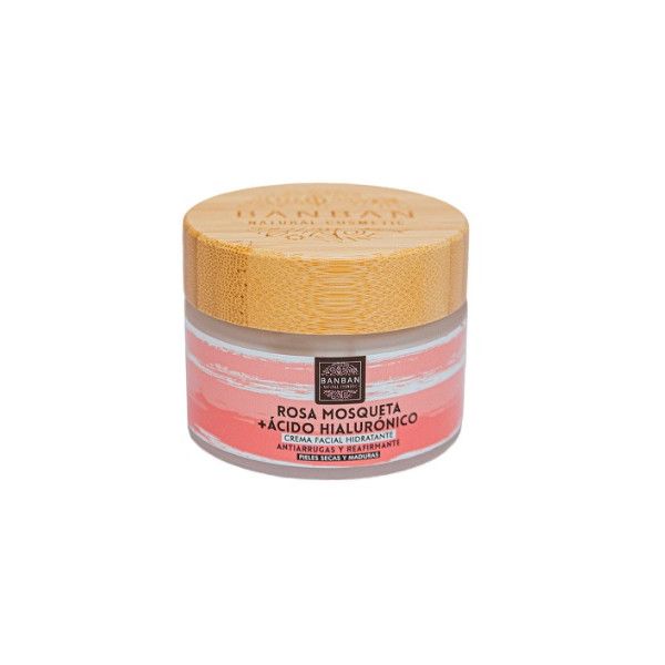 Crema Facial de Rosa Mosqueta y Ácido Hialurónico, 50 ml - Banban