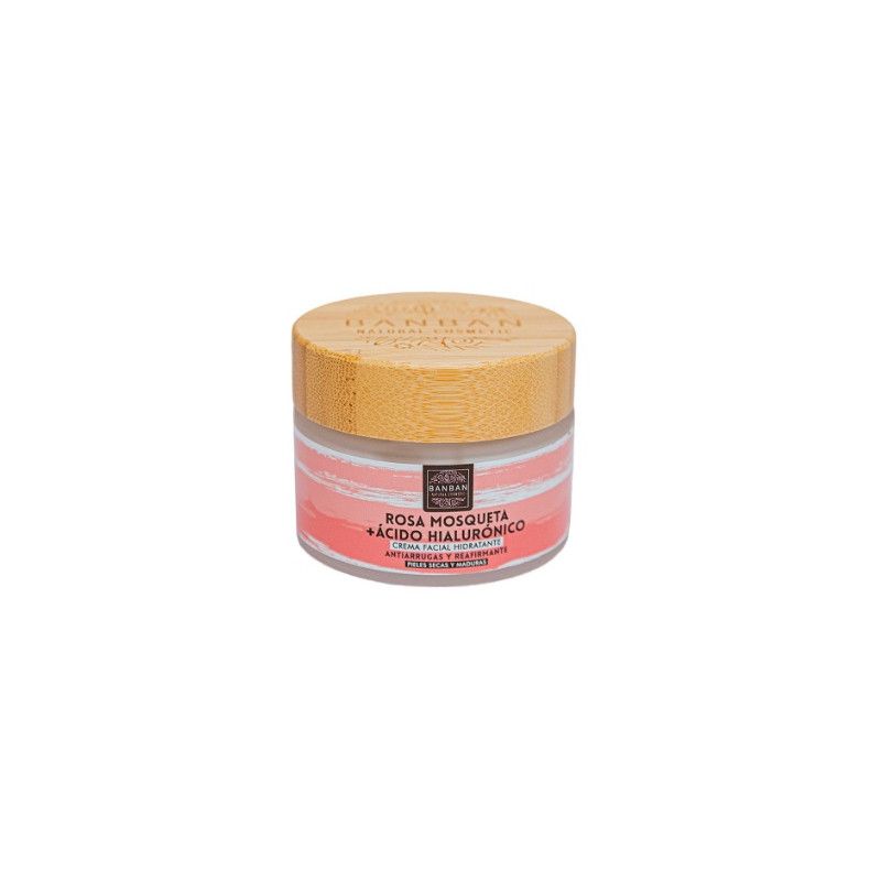 Crema Facial de Rosa Mosqueta y Ácido Hialurónico, 50 ml - Banban