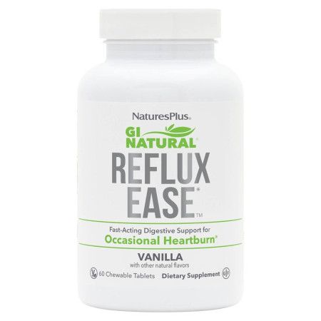 GI Natural Reflux Ease 60 comp masticables - Natures Plus