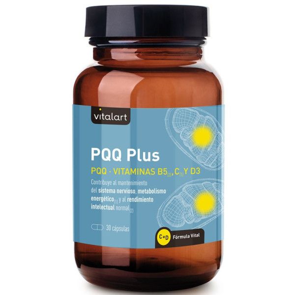 Vitalart PQQ Plus 20 mg, 30 cápsulas - Vitalart