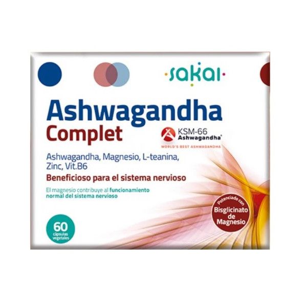 Ashwagandha Complet, 60 cápsulas - Sakai