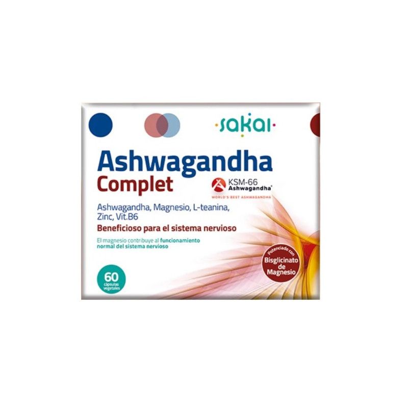 Ashwagandha Complet, 60 cápsulas - Sakai