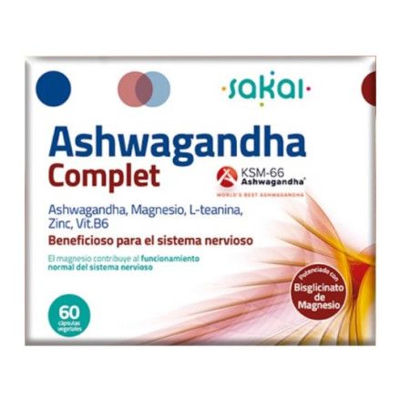 Ashwagandha Complet, 60 cápsulas - Sakai